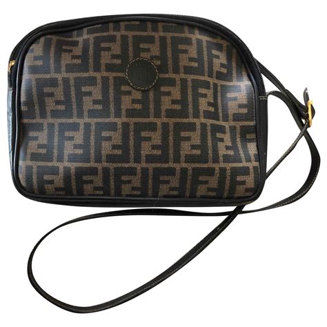 vintage fendi zucca crossbody bag|Fendi zucca cross body bag.